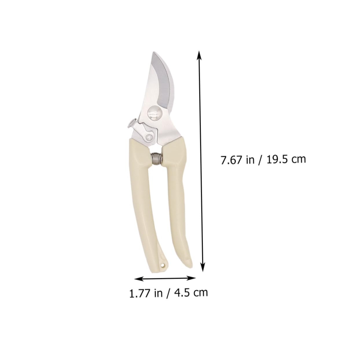 BESTonZON 2 Sätze Gartenschere Handschere Pflanzenschneider Schere Cutter Gartenschneider Werkzeug Clipper Baumschneider Cutter Pflanzenschneider Baumschere Beige Kunststoff 2 Stück * 2
