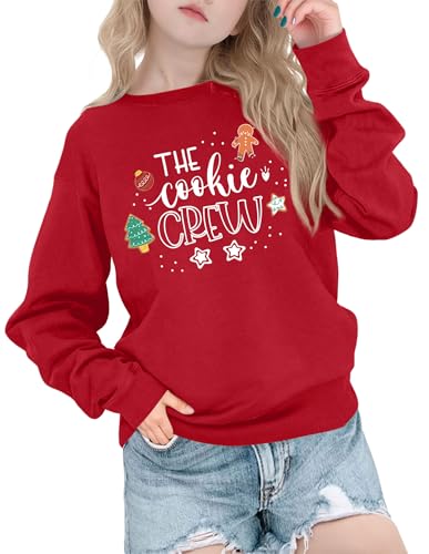 Pull de Noël enfants 3-9 ans sweat-shirt col rond tiorhooe hiver