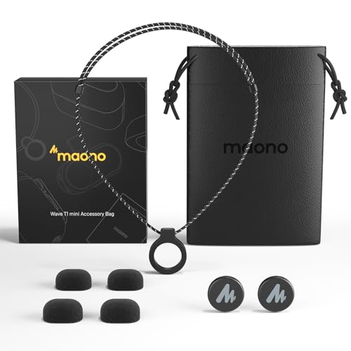 MAONO Wave T1 Mini Wireless Lavalier Microphone Accessories