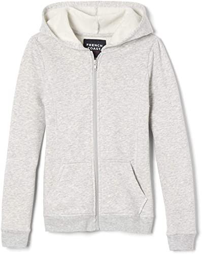 Sweat à capuche en polaire gris pour fille taille XS
