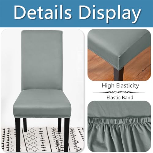 Housse de chaise imperméable anti-tache : la solution extensible pour salle à manger - 7