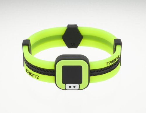 Colantotte Trion:Z Acti-Loop Wristband, Black/Green, Medium