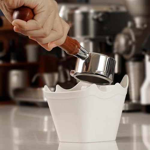 Cubo de café espresso antideslizante contenedor de escoria y almacenamiento de polvo 8