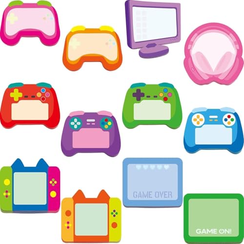 Fancy Land 24 Pads Cute Sticky Notes Self Sticky Notepads for Teachers Classrooms 720 Sheets Memo Pads Teacher Appreciation Administrative Professional DayGift Home Office Supplies Video Game