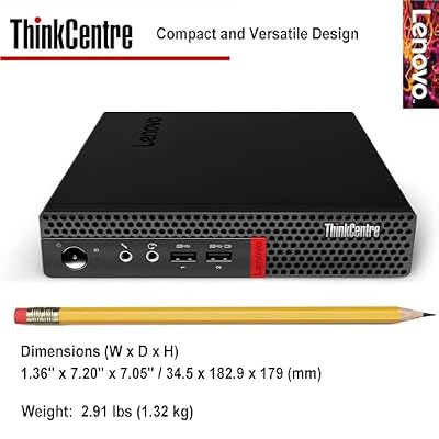 Lenovo ThinkCentre M625 Mini Business Desktop, AMD A4-9120C Processor, AMD Radeon R4 Graphics, AC Wi-Fi, Bluetooth 5.0, USB, RJ-45, Windows 11 Pro (8GB RAM & 128GB SSD)