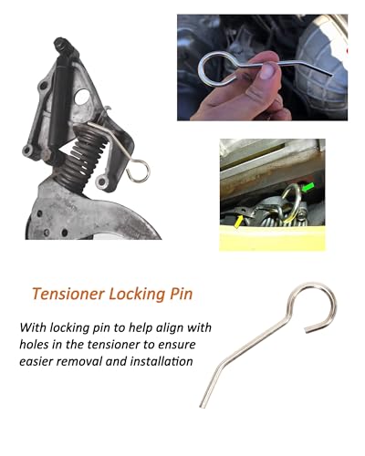 Image of ReluxGo Serpentine Belt Removal Tensioner Tool, Drive Belt Replacement Kit for R52 R53 BMW Mini Cooper W11 Supercharged Engine Repair Similar to 118410 & 118470