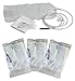 Disposable Enema Bag Set with 1500 ml Enema Bag, 60 Inches Tubing, Clamp for Colon Cleansing (Pack of 4)