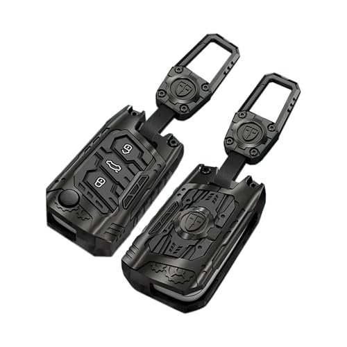 Image of Auto Thrill Premium Luxury Waterproof New Transformer Series Cover for Skoda and VW - Kushaq |Octavia | Kodiaq | Superb | Slavia |Passat | Taigun | Tiguan | Virtus | TROC 3 Button flip Key (Black)