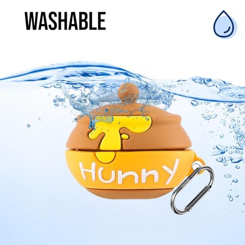 Image of Cartoon Silicone Case Cover for Samsung Galaxy Buds Core (Honey)