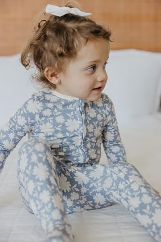 Image of Copper Pearl Zip-Up Footie Baby Pajamas - Soft Newborn Onesies for Boys & Girls, Tag-Free with Two-Way Zipper Baby Sleepers for Newborn - 24 Months, Lacie