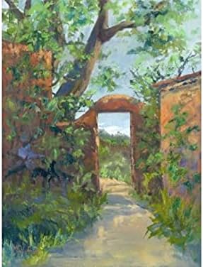 Green and Brown Take Me There Outdoor Canvas Rectangular Wall Art Decor 40" x 30"