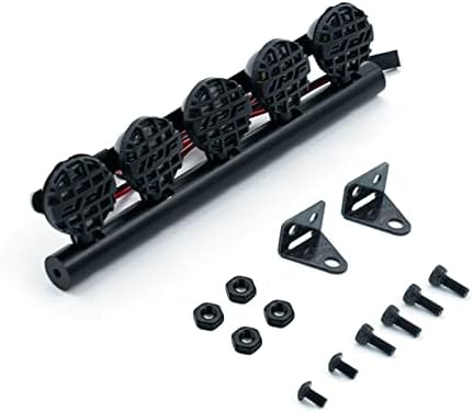 dsfen LED Light Roof Lamp Accessories Kit 5 Light Replacement for 1/10 Traxxas TRX-4 Trx4 Axial SCX10 90046 D90 KM2