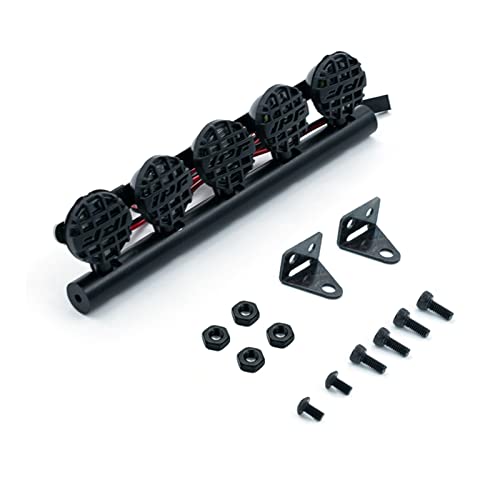 Dsfen Led Light Roof Lamp Accessories Kit 5 Light Replacement For 1/10 Traxxas Trx-4 Trx4 Axial Scx10 90046 D90 Km2 #TOP2