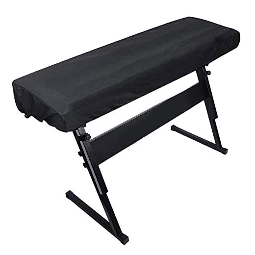 Copertura per tastiera pianoforte, copertura antipolvere per pianoforte con chiusura a coulisse, protezione per tastiera elettronica, pianoforte digitale, Yamaha, Casio, Roland, console (88 tasti)