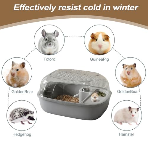 Cage pour hamster portable idéale pour les voyages et les petits espaces