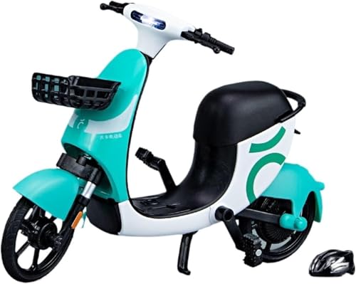 Image of FEXXA Police Motorcycle Toy - Pull Back Motorcycle Toys, Tiny Gift with Music Lighting, Latte Motorcycles Toy for Kids Boys Age 3-8 Year Old [NEW] (1 /10 Urban Sharing Electric Bicycle-Green)