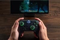 8BitDo Ultimate 2C Wireless Controller for Windows PC and Android, with 1000 Hz Polling Rate, Hall Effect Joysticks and Triggers, and Remappable L4/R4 Bumpers (Transparent Black) – Ansicht 9