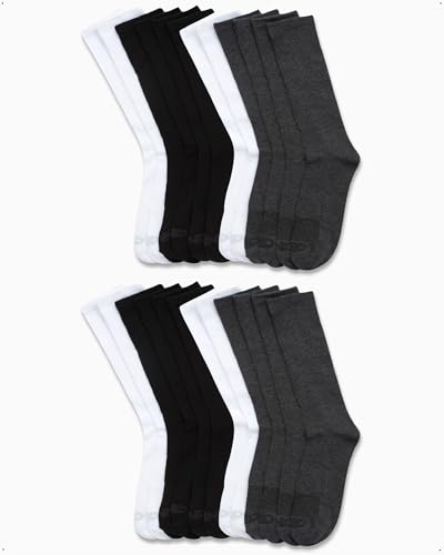 AND1 Men's Socks - Athletic Cushion Crew Socks (24 Pack)3