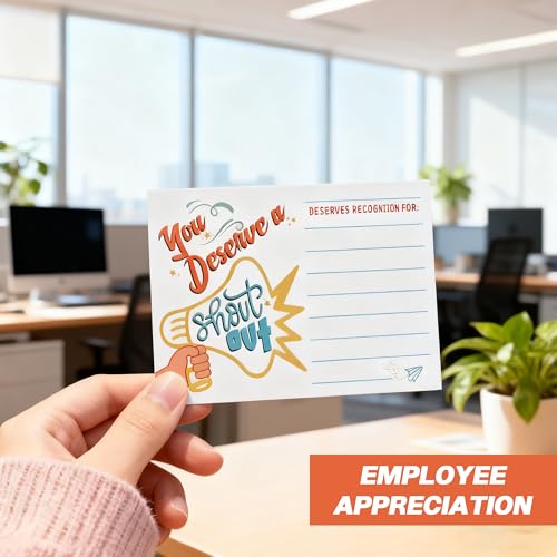 AMAZINGSUN 52 Pcs Positive Shout Out Card – Appreciation and Recognition Cards for Teachers, Students, Employees, and Office Staff – Motivational Reward Cards for School Workplace - Image 9