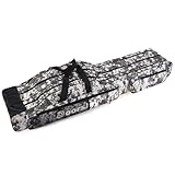 doorslay 3-lagige Angeltasche, Tragbar Angeltasche Rutentasch, Faltbar Angelrutentaschen, Rutentasche Rod Case für Angelruten, Angelgerät Reise-Aufbewahrungstasche, 120/150 cm(optional)