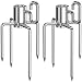 Onlyfire 6008 Grill Rotisserie Forks--Fits 5/16" square Spit Rods