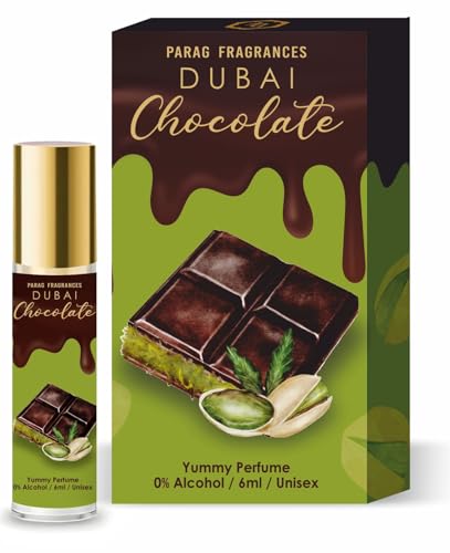 Image of Parag Fragrances Alcohol Free & Long Lasting Attar Perfume Roll-On 6ml (Dubai Chocolate)