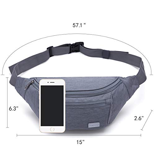 image for TINYAT Travel Fanny Bag Waist Pack Sling Pocket Super Lightweight For 