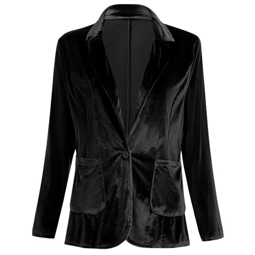 Veste en velours femme col revers parfait pour le bureau et sorties