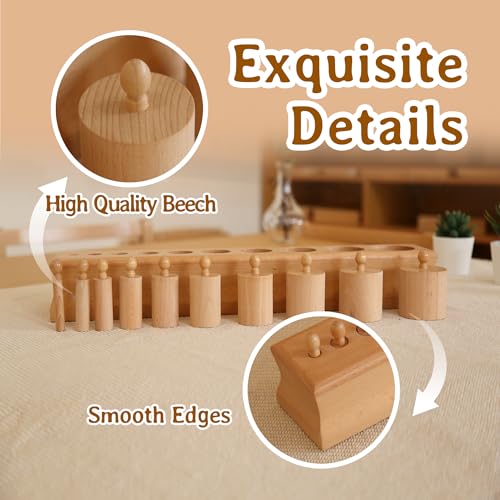 Image of MONTESSORI OUTLET Cylinder Block (Part 2) for Children Aged 3-6 Montessori Education at School and Home