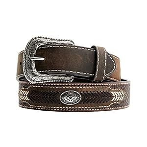 Cody James Men’s Southwestern Concho Belt With Lace Detail – Cjasu22bt5