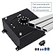 LokoCar Universal 10 Gallon 40L Fuel Cell Tank with Cap and Level Sender Polished Aluminum Black