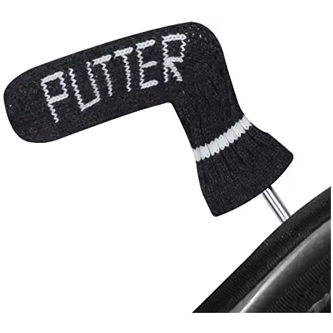 Funda de putter de hoja de golf de punto de doble capa Cover