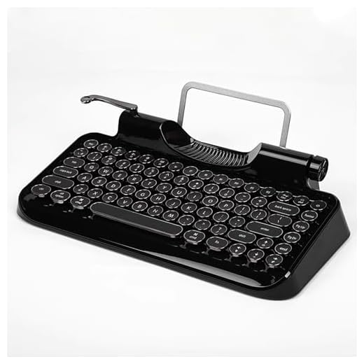 Teclado de juego mecánico de máquina de escribir, compatible con conexión Bluetooth inalámbrica por cable, adecuado para ocasiones especiales en el trabajo a domicilio