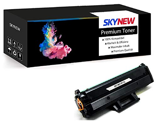Skynew Toner Ersatz für Samsung MLT-D111S D111S für Samsung Xpress M2026W M2026 M2070W M2070 SL-M2026 SL-M2070 SL-M2026W SL-M2070W SL-M2070FW M2020 M2022 M2020W M2022W (1*Schwarz)
