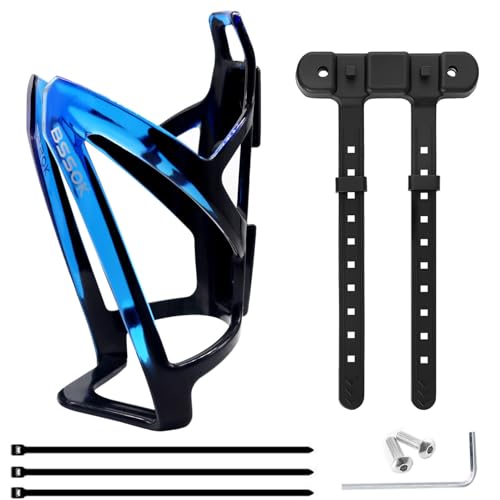 BSSOK Flaschenhalter Fahrrad, Schwarz-Blau, Kunststoff,...