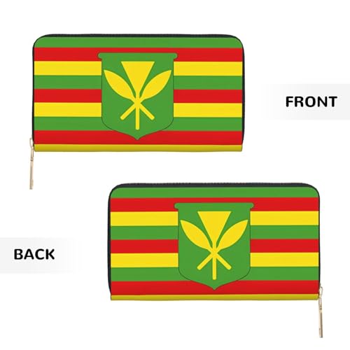 Monedero de mano versátil para móvil y llaves con diseño hawaiano 2