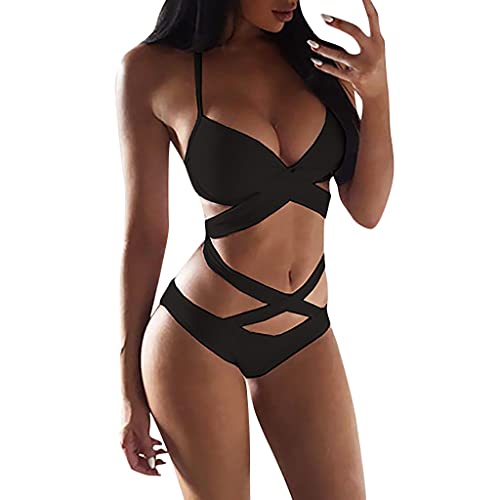 Bikini à séchage rapide CLSDRZC avec dos nu ajustable