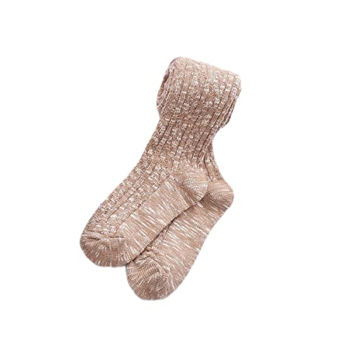Image of Women's Thigh High Knitted Winter Boot Socks Vintage Extra Long Leg Warmer Over Knee High Stockings