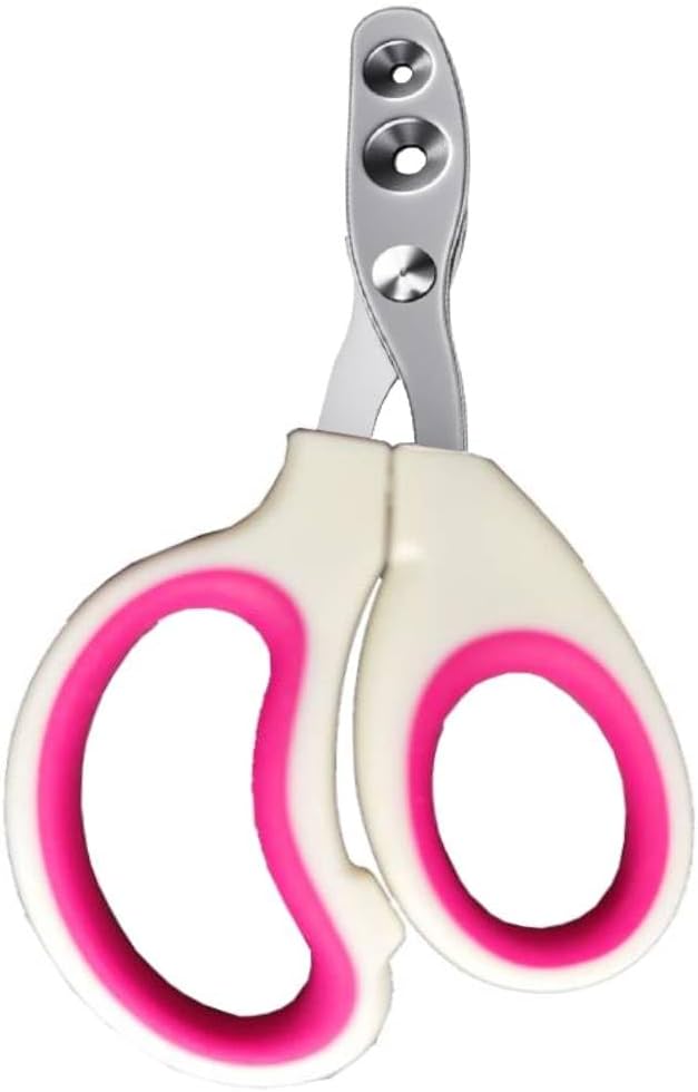 Cat Nail Clippers Stainless Steel Cat Claw Trimmers for Rabbits,Guinea Pigs, Birds, Puppies Sharp Safe Anti-Scratch (Pink)