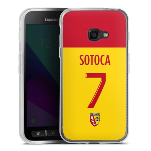 Coque silicone XCover 4 antichoc et souple maillot RC Lens