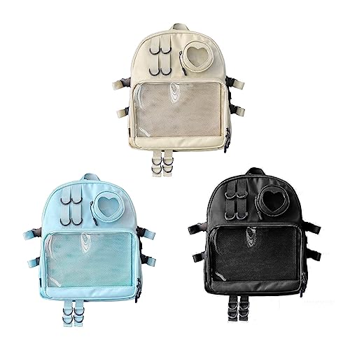 Mochila japonesa transparente y resistente con compartimento interior de gran volumen 2