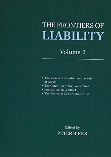 Frontiers Of Liability: Volume 2