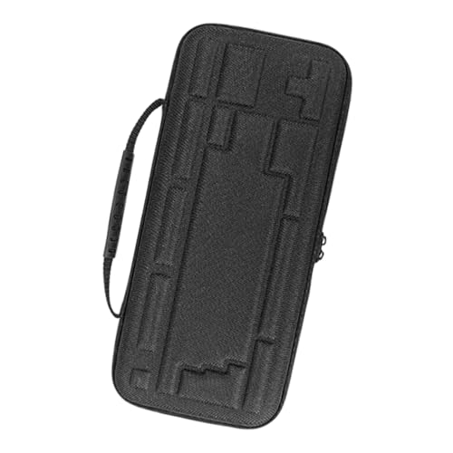 Étui rigide pour clavier de jeu predolo sac de rangement portable noir 41x19x6 cm