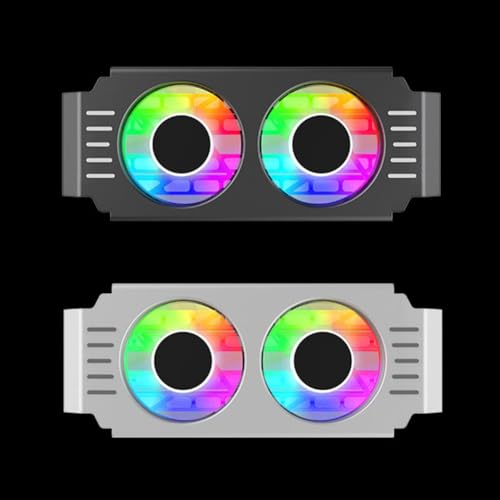 Disipador ARGB para RAM DDR4 y DDR5 con ventiladores PWM de 120mm que reducen la temperatura 3