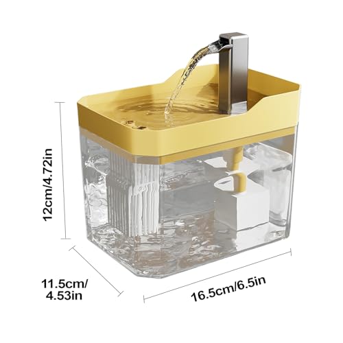 Fuente para gatos con dispensador de agua grande y flujo continuo para mascotas 6
