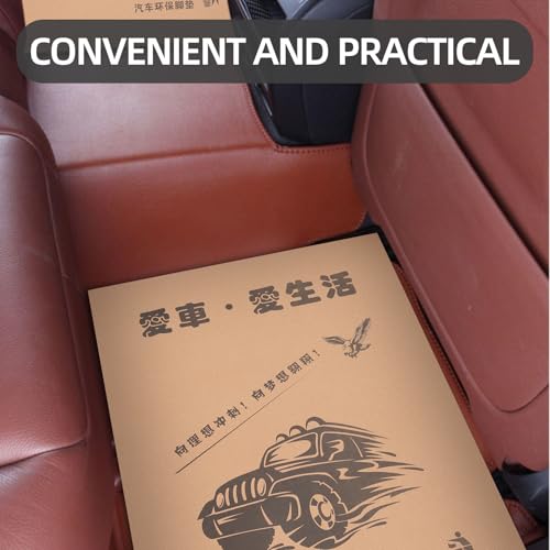 Alfombrillas Protectoras para coche y accesorios de limpieza interior en papel 5
