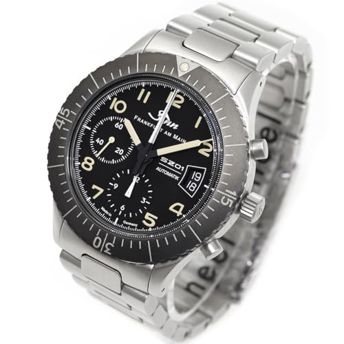 [ジン]Sinn 156.1.E 自動巻き 腕時計 メンズ Instrument Chronographs インストゥルメント クロノグラフ ステンレスバンド ドイツ製 世界限定300本 [正規輸入品]