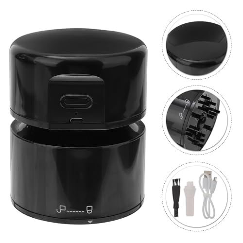 Aspiradora portátil USB Toddmomy negra mini aspiradora de plástico para escritorio y oficina 8