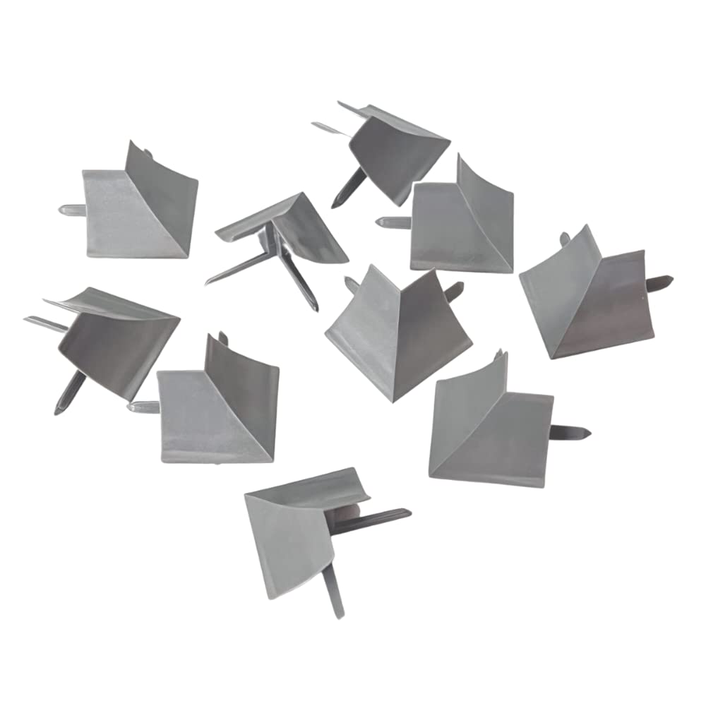 InstaTrim Outside Corners - 10 Gray 3/4" Wide Caulk Strip Outside Corner Pieces - Trim for Outside Corners - Paintable