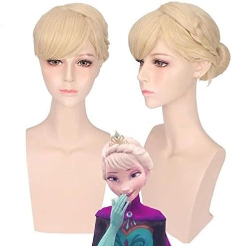 Amazon Co Jp アナと雪の女王 エルサ 戴冠 風 コスプレウィッグ ウイッグネット コスプレウィッグ クリスマス ハロウィン イベント仮装 コスチューム ホビー